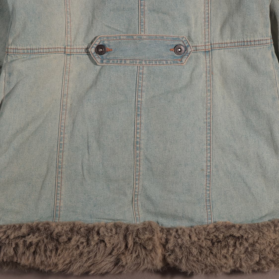DENIM FAKE FUR JACKET 상품이미지7