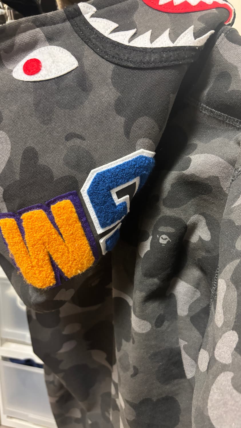 베이프 흑계 후드집업 s 상품이미지2