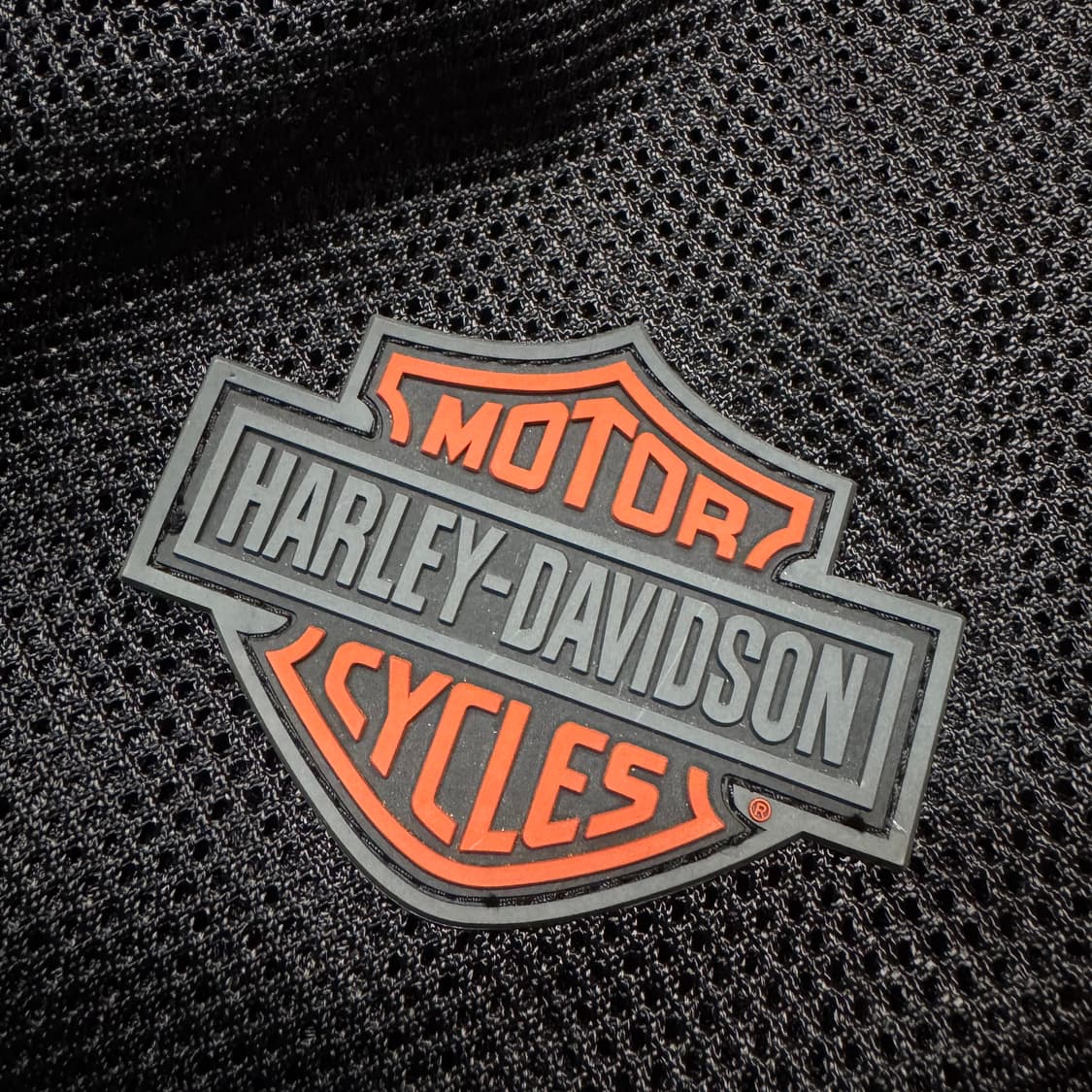 Name : 할리데이비슨 후면 빅로고 블랙 오렌지 매쉬 레이싱 자켓 :) 상품이미지6