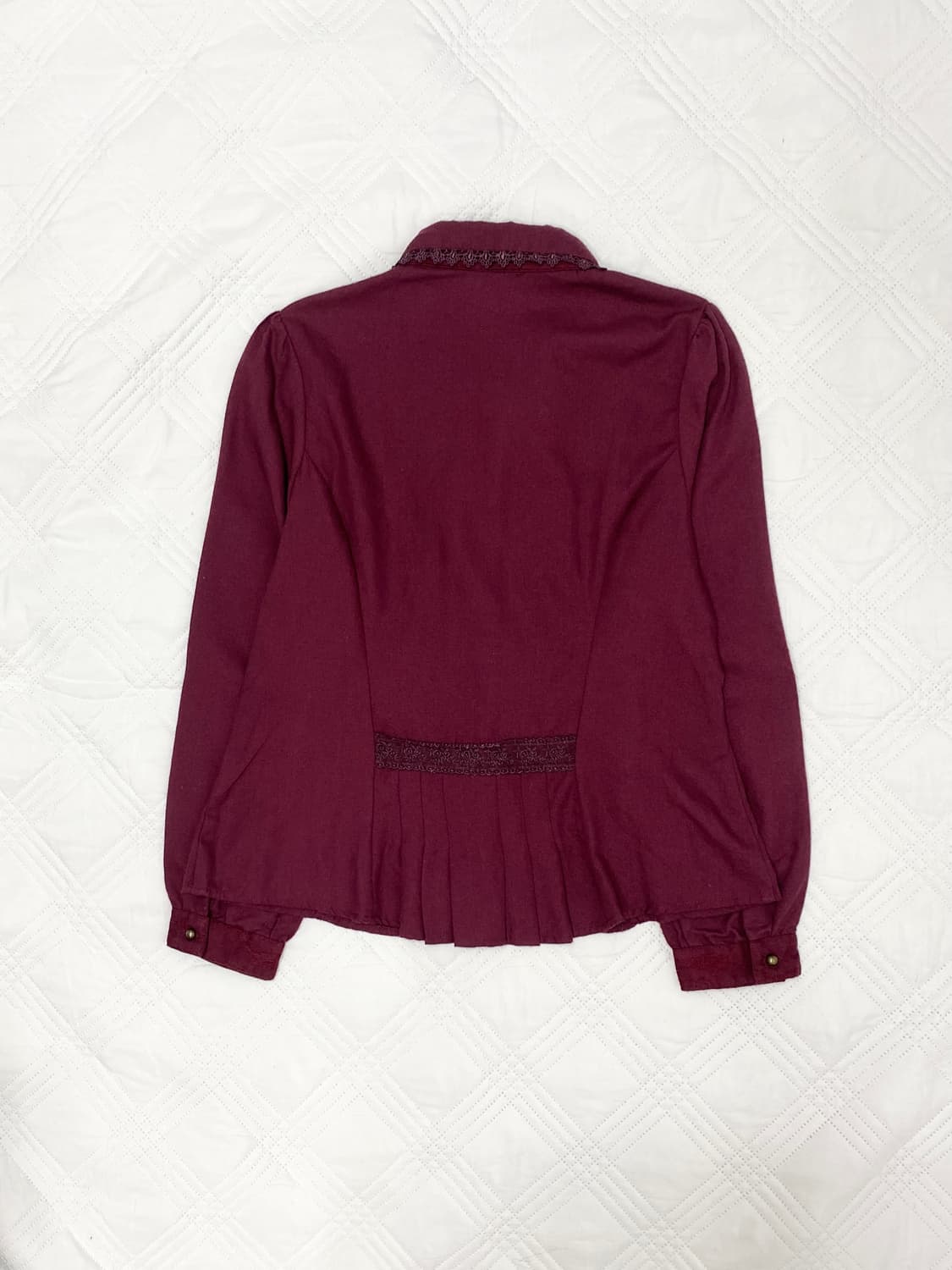 ꒰ঌ 엑시즈팜 체리와인 맛 블라우스 셔츠 ໒꒱ 상품이미지4