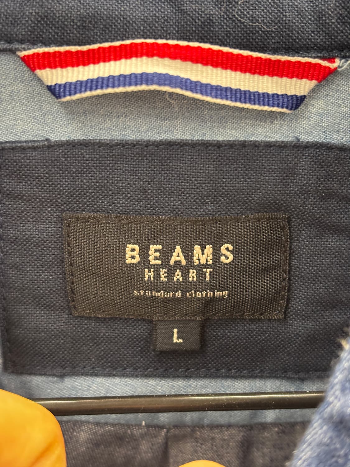 빔즈하트 데님 반팔 셔츠 L 상품이미지4