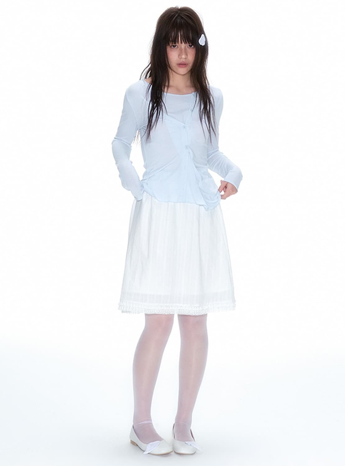 테스트메커니즘 necy Two-piece Long sleeve top 상품이미지3