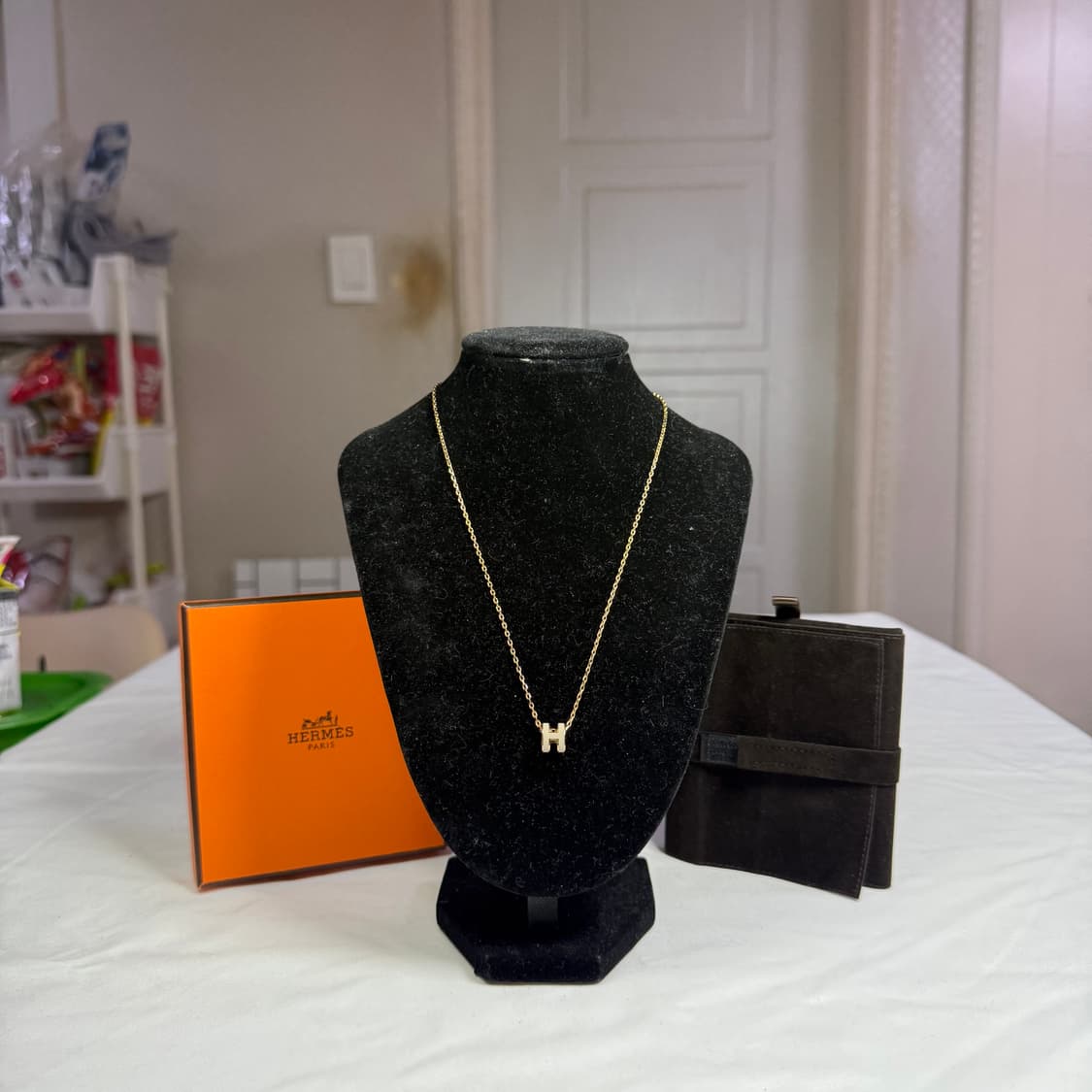 [풀구성] 에르메스 미니 팝아슈 펜던트 네크리스 목걸이 상품이미지1