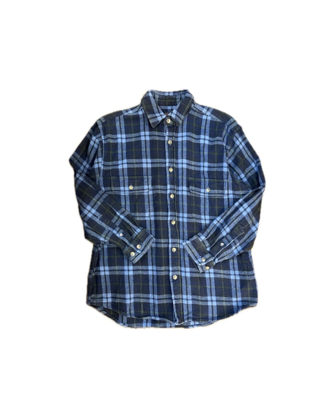 무스크릭 코튼 체크 셔츠 L 상품이미지2