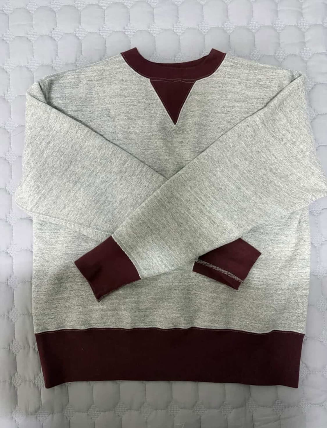 엣라코 투톤맨투맨 L 상품이미지1