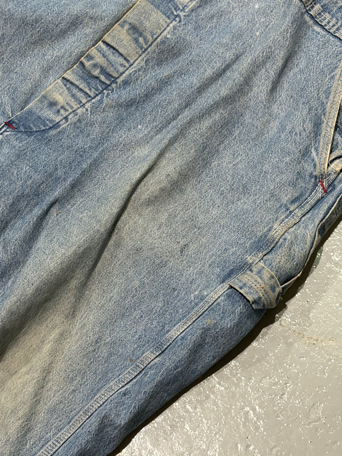 디키즈(Dickies) 빈티지 연청 데님 오버롤 상품이미지5
