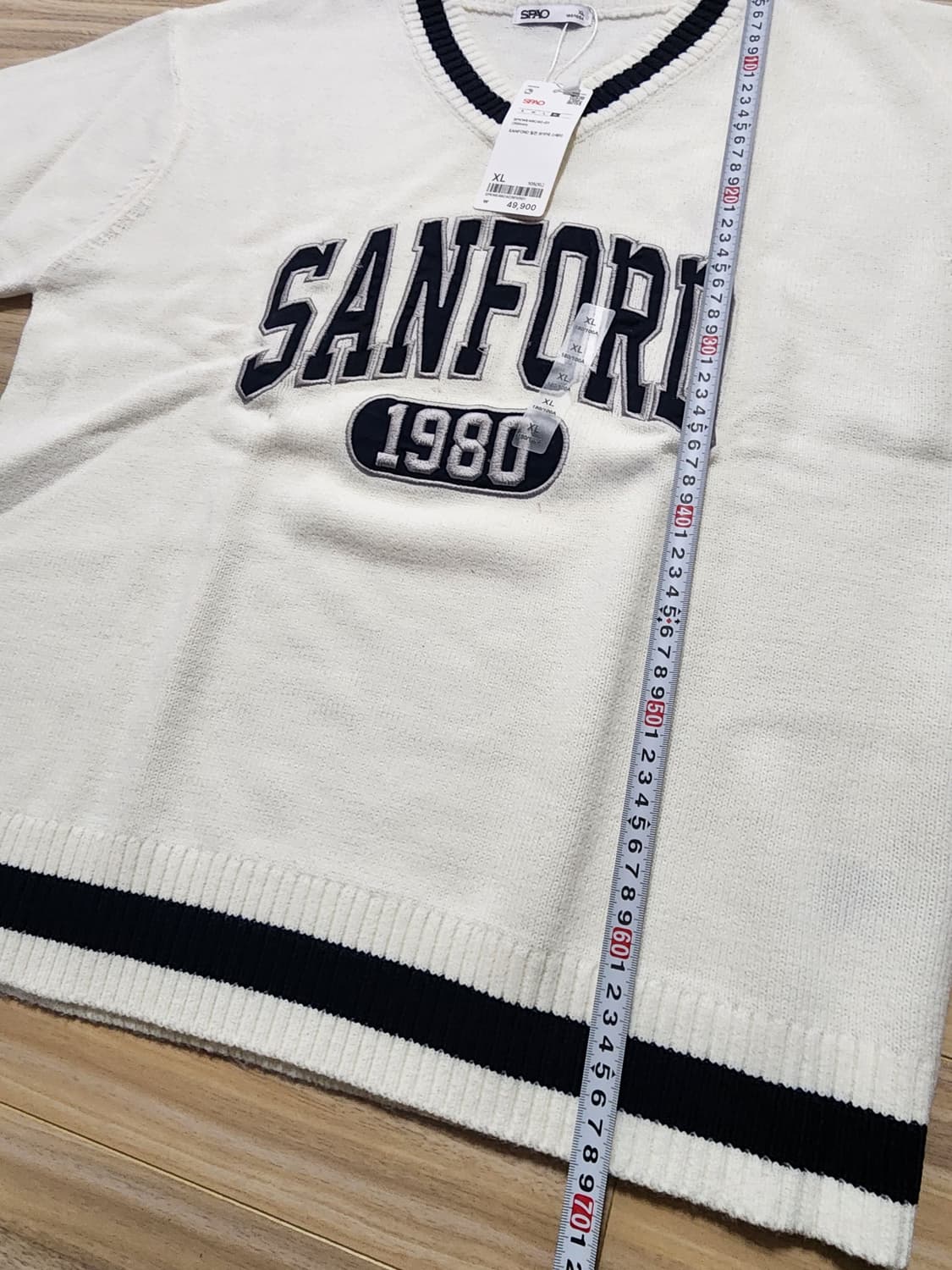 스파오브이넥스웨터긴팔니트xl 상품이미지7