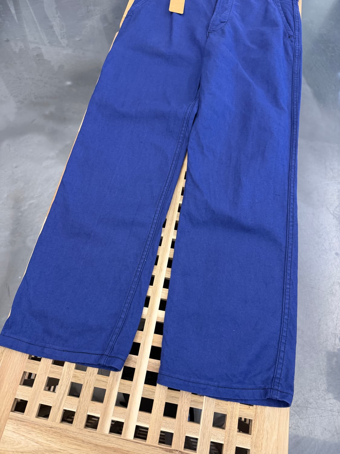 WASHED OLD VINTAGE PURPLE NAVY 프렌치워크팬츠 상품이미지6