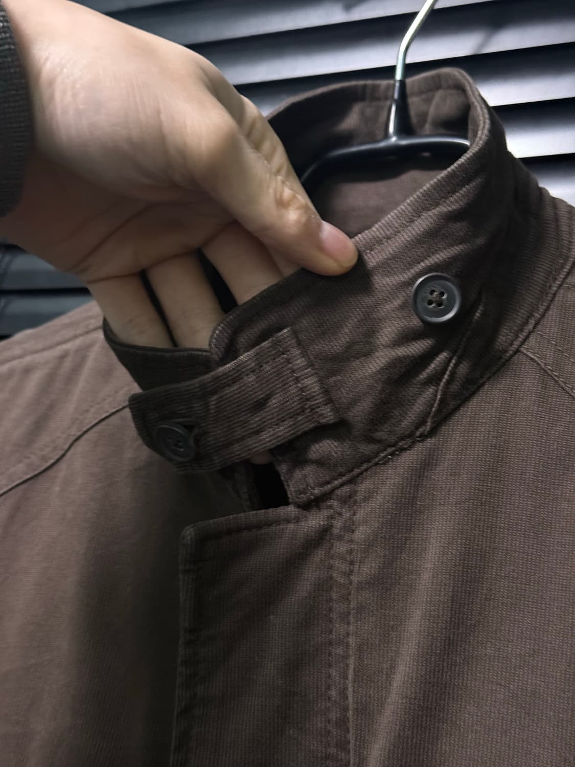 MACCHIO 골덴 코듀로이 브라운 갈색 유틸리티 포켓 워크 블레이져 M 상품이미지5