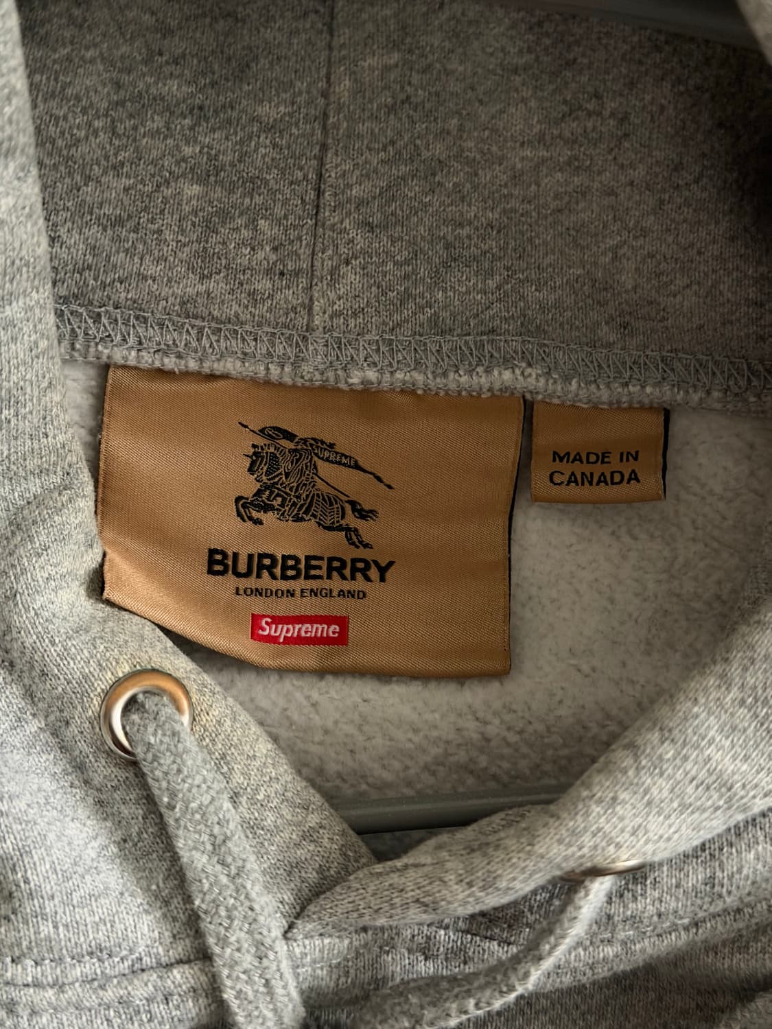 슈프림 버버리 후드티 xxl 상품이미지5