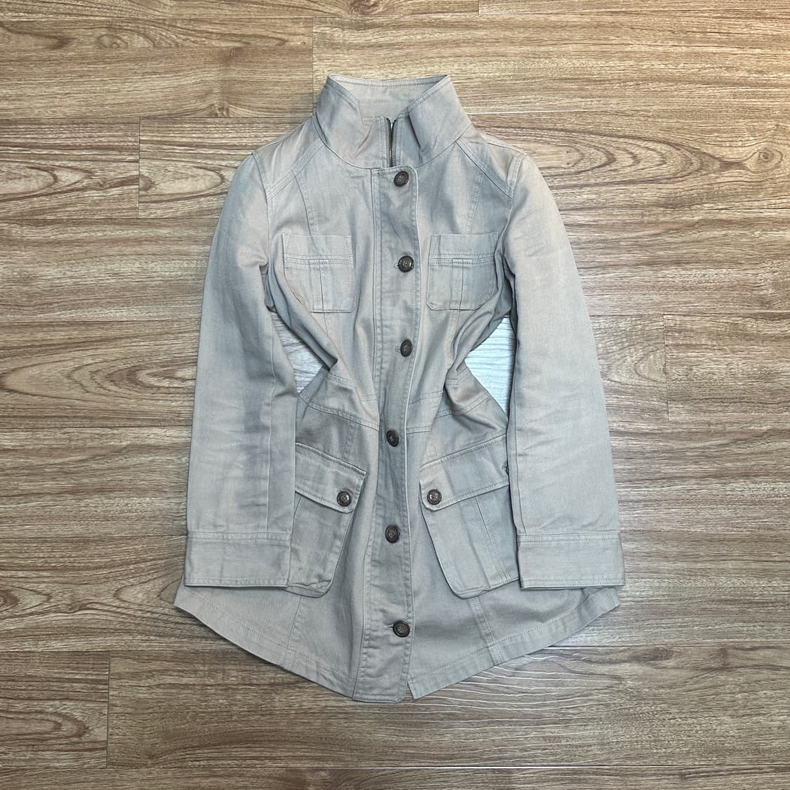 빈티지 포켓 자켓 오네갸루 라떼 긱시크 그런지 코이세이오깔 고딕 모리걸 상품이미지1