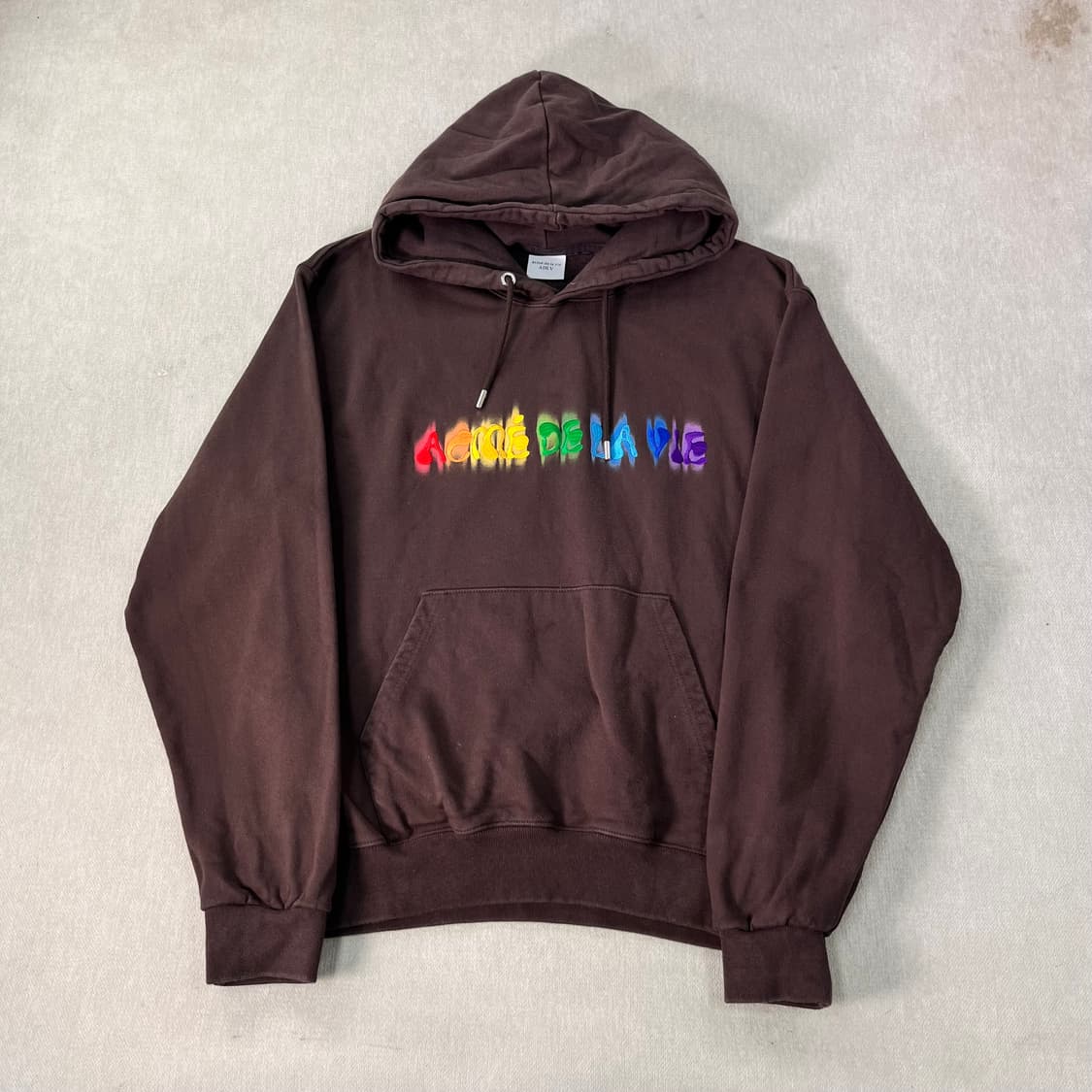 100 아크메드라비 레인보우 스프레이 로고 후드티 상품이미지1