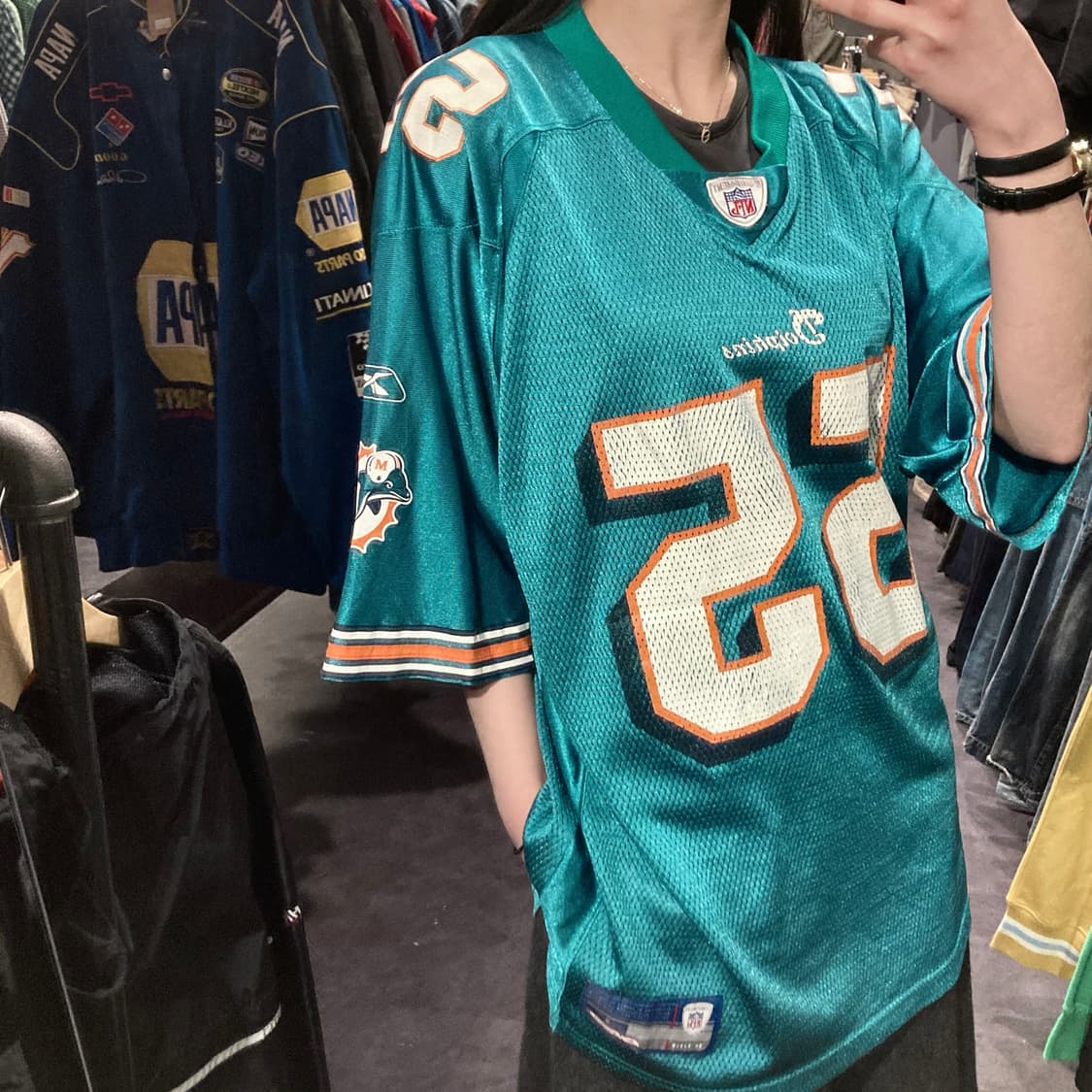 [IM] NFL 돌핀스 주니어 시아우 NO.55 아쿠아그린 반팔 져지 상품이미지4