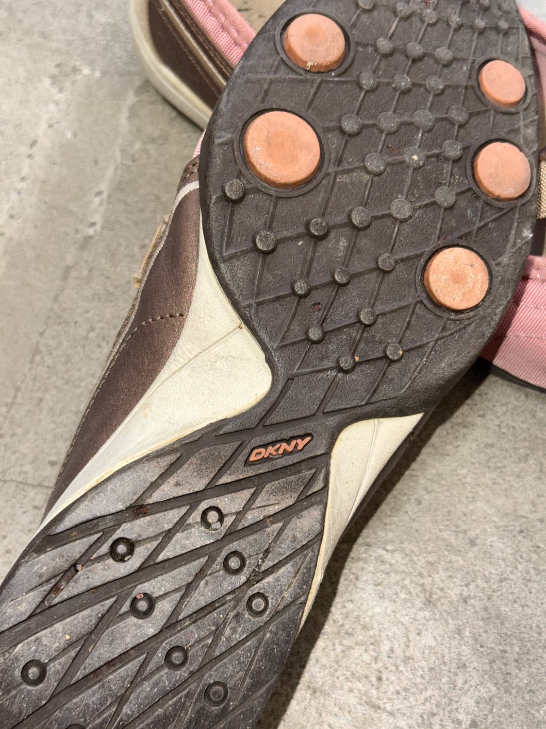 DKNY pink brown mary jane flat shoes 상품이미지7