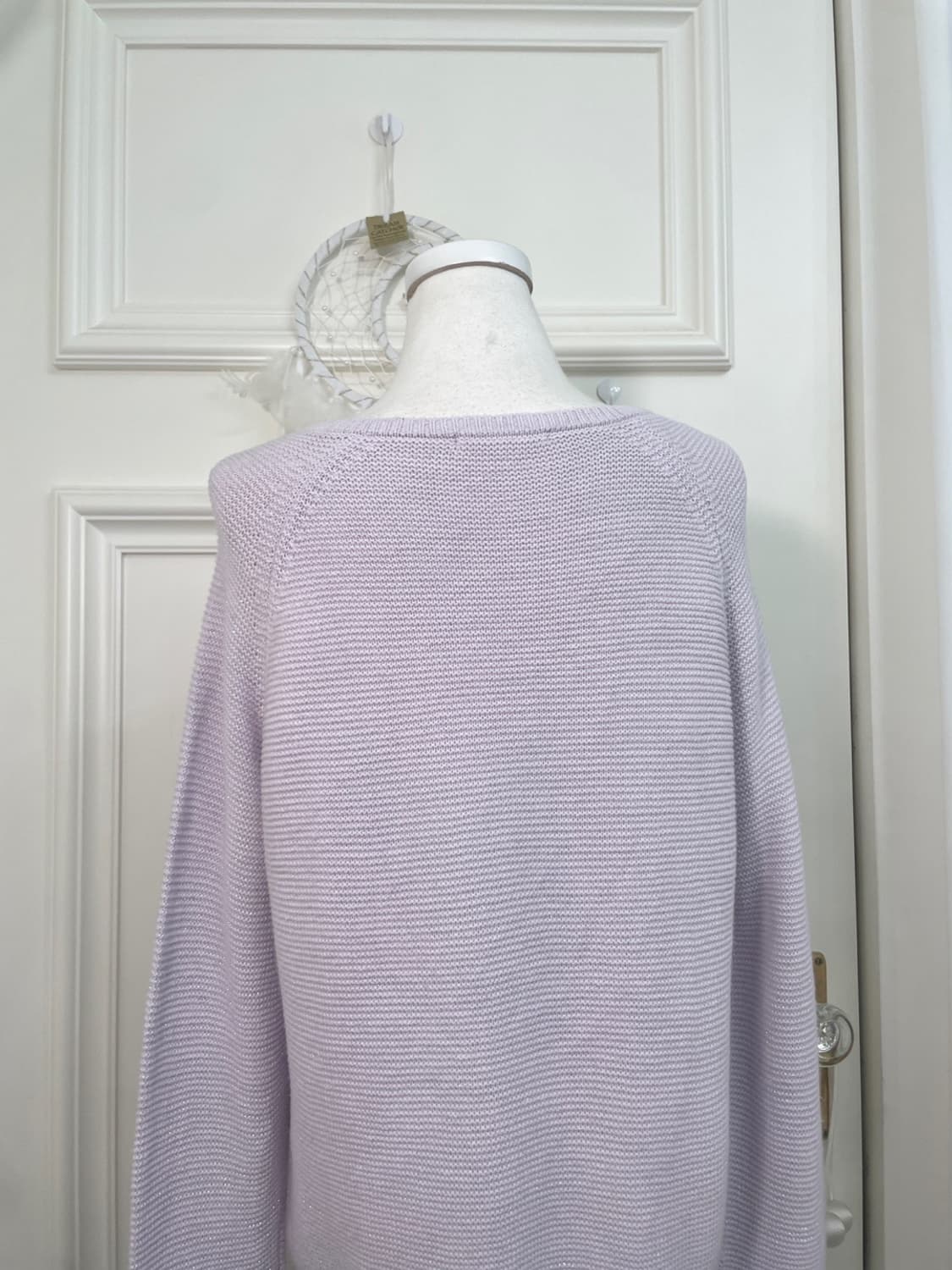 lavender glitter basic spring knit top 상품이미지4