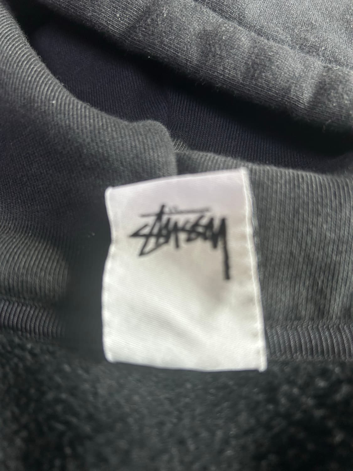 나이키 x 스투시 풀 집 워시드 플리스 후드 블랙 상품이미지5