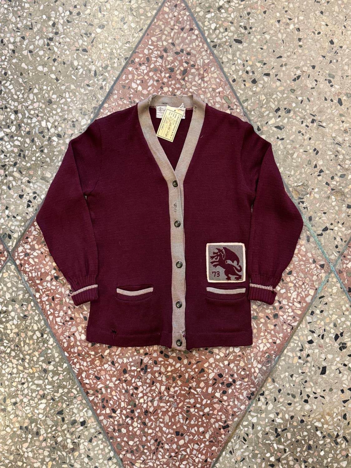 70s Allion 레터맨 가디건 (38) 상품이미지1