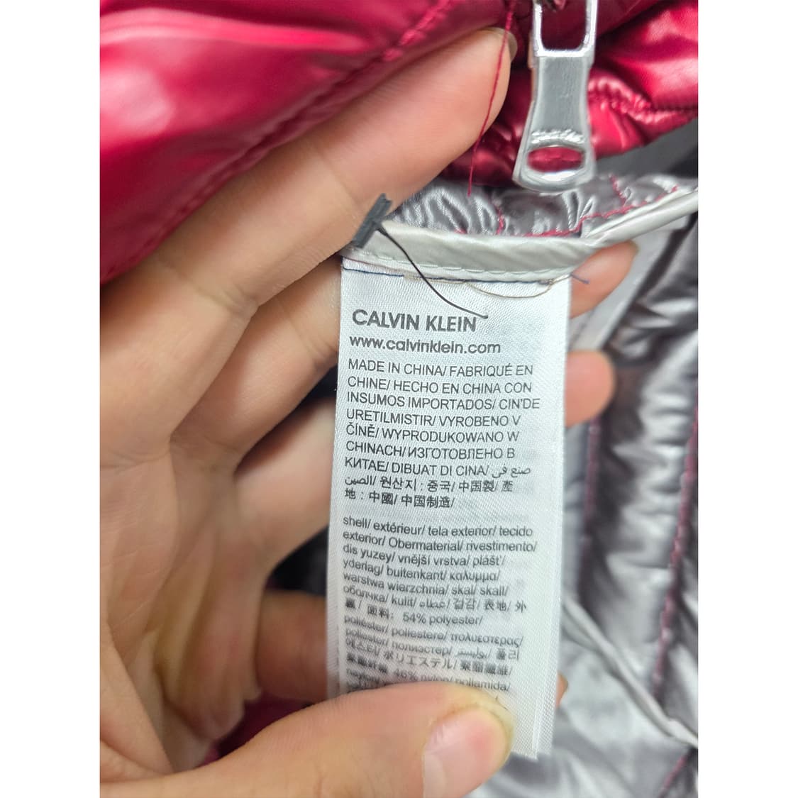 택포// CK 캘빈클라인 여성 경량패딩 L 사이즈 상품이미지3