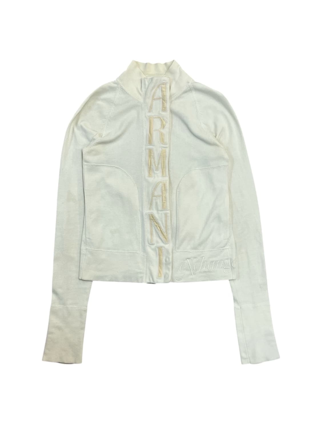 아르마니 익스체인지 트랙 자켓 아이보리 M #csz2186 상품이미지3