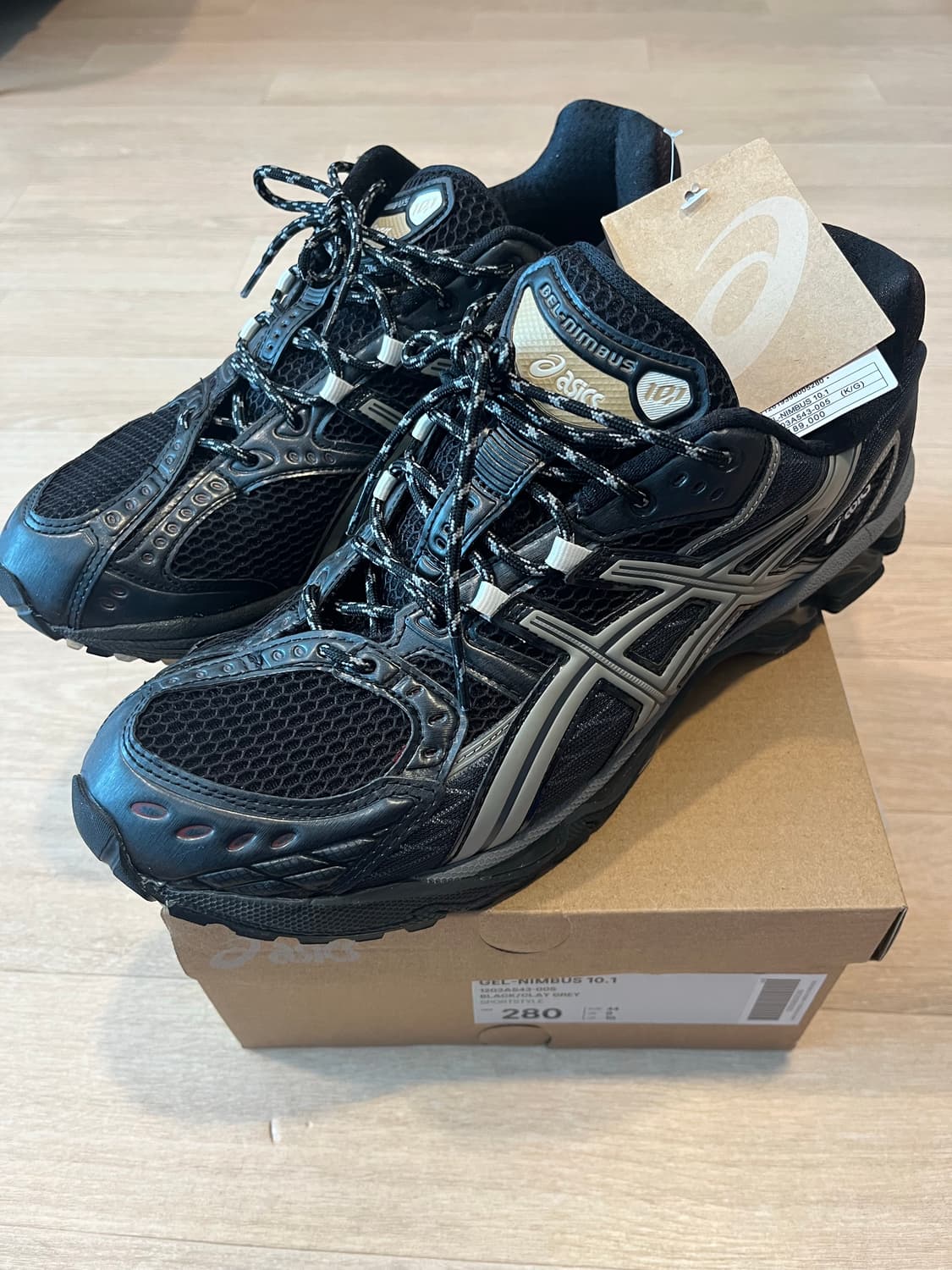 아식스 젤 님버스10.1 블랙크레이그레이 상품이미지2