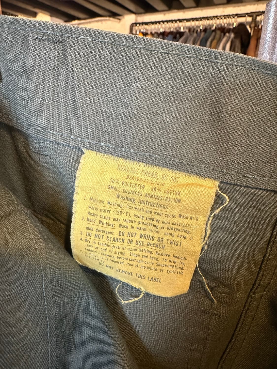 70s 미군 Us Army Og507 퍼티그 팬츠 32x35 상품이미지9