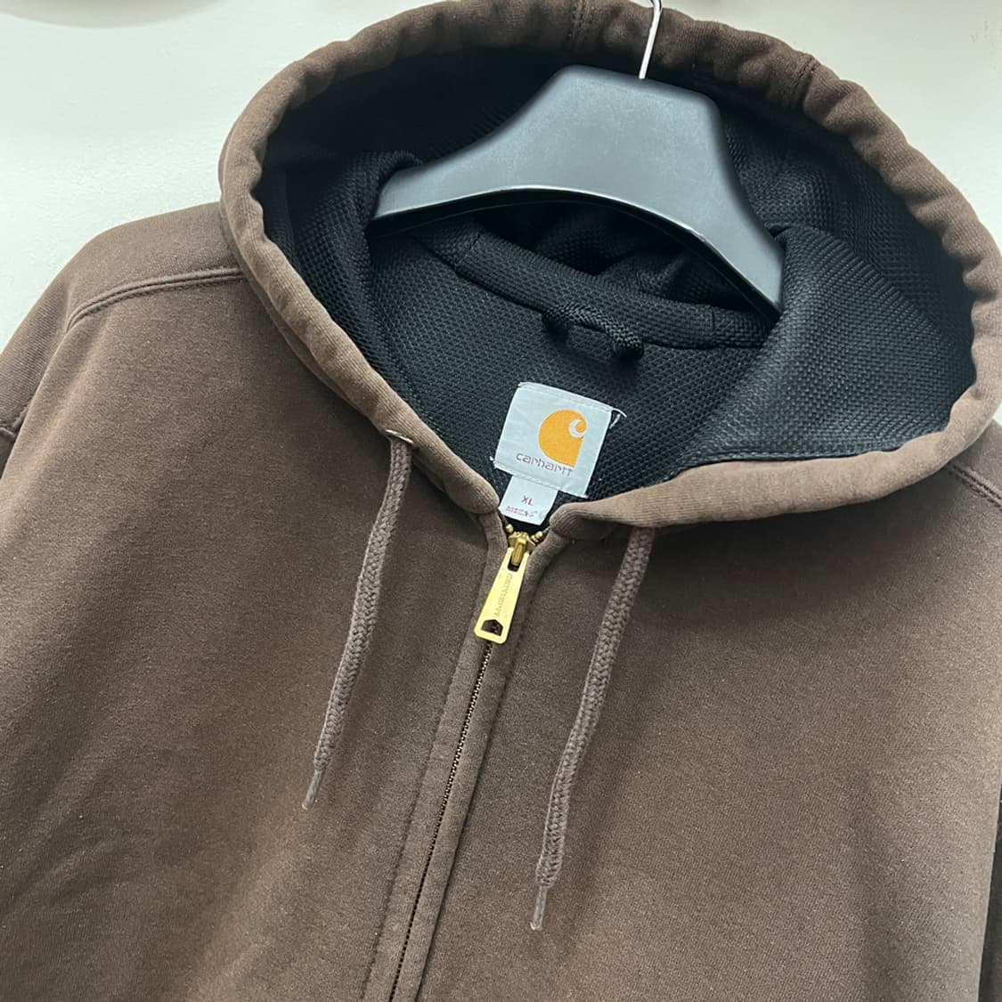 칼하트 써멀 레인디펜더 브라운 헤비 후드 집업 XL 상품이미지3