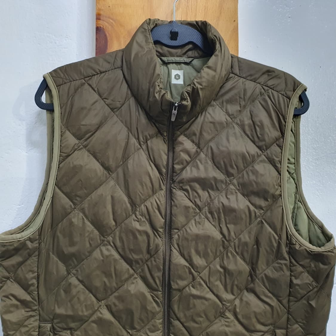 카키색 다운패딩조끼(100) 상품이미지2