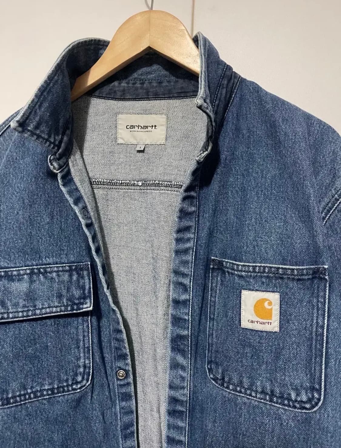 칼하트 데님 자켓 L 상품이미지3