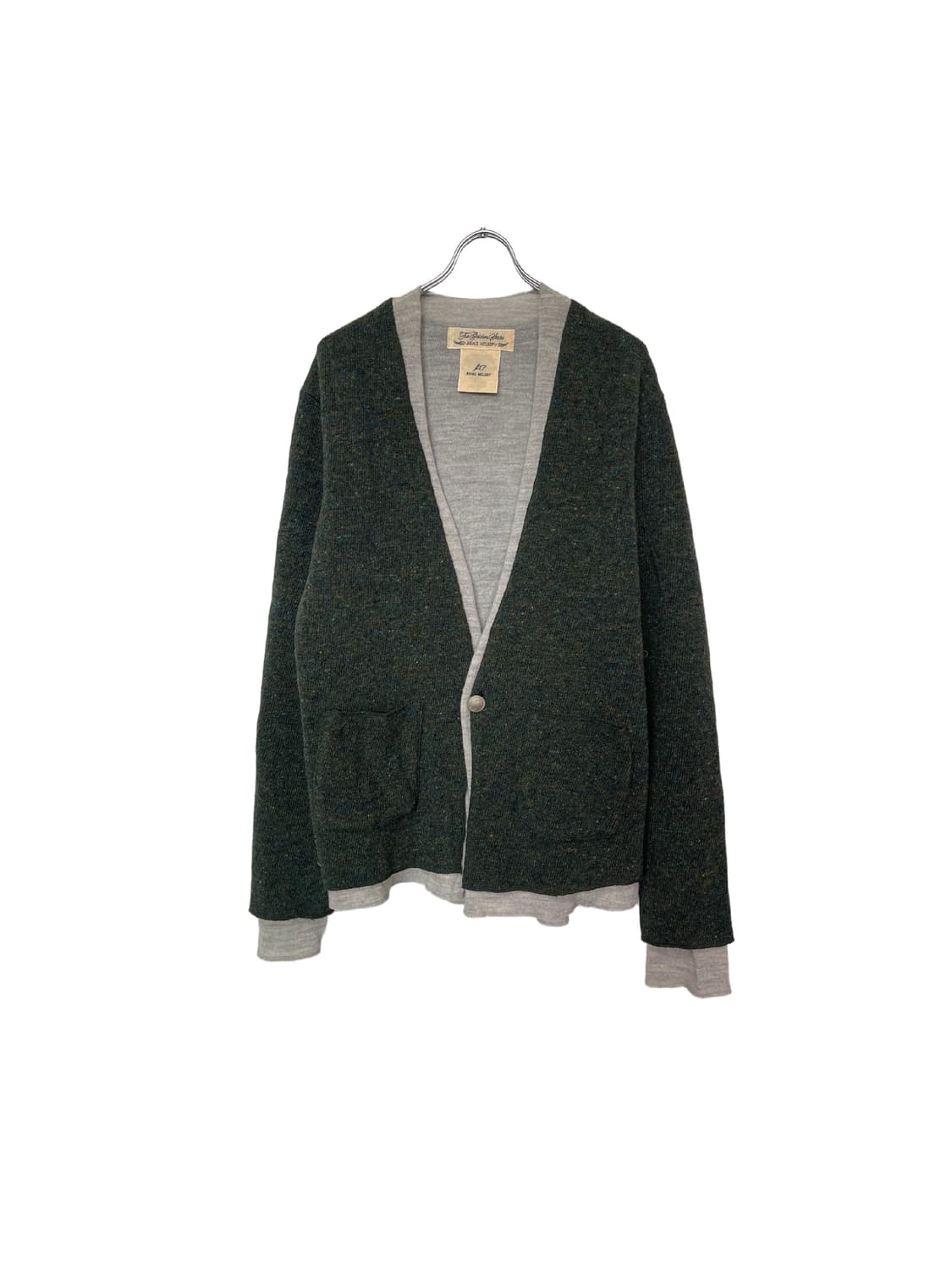 REMI RELIEF Concho Layered Wool Cardigan 상품이미지1