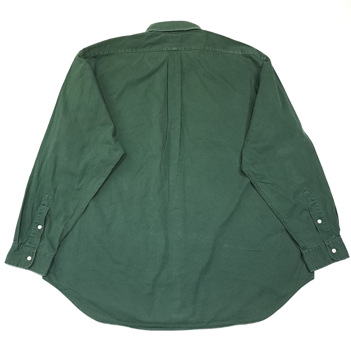 CK049 2XL 폴로 90s 헤비트윌 포레스트그린 셔츠 남방 상품이미지6