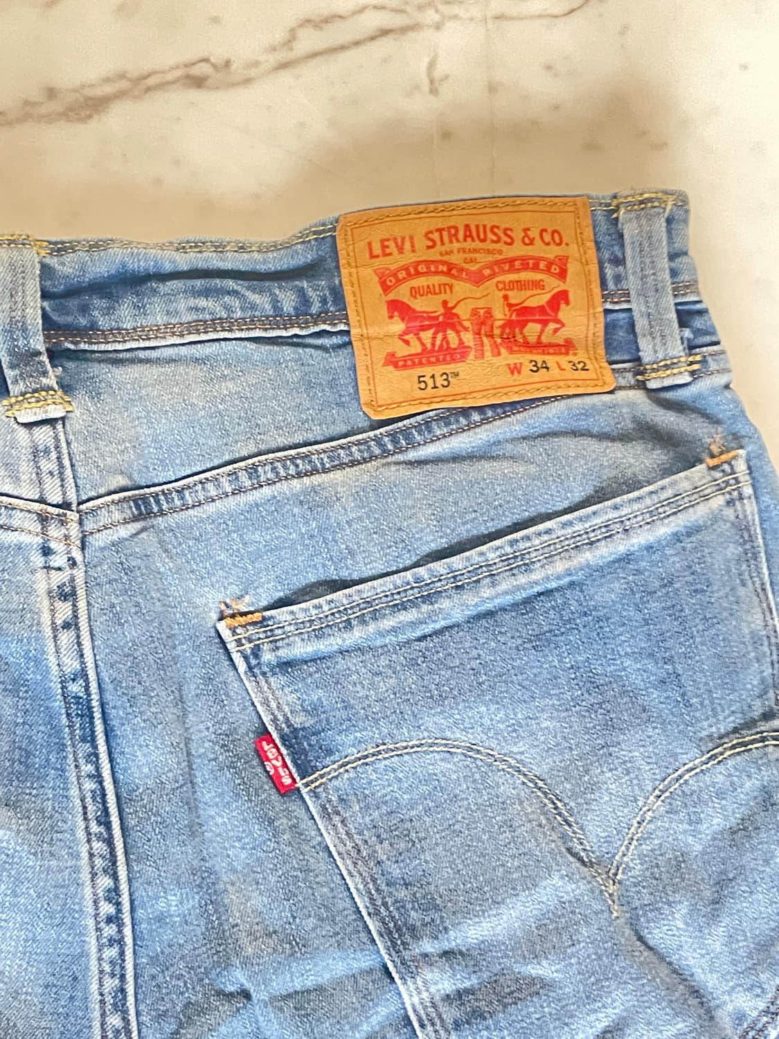 리바이스 빈티지 513 청바지 W34 L32 상품이미지1