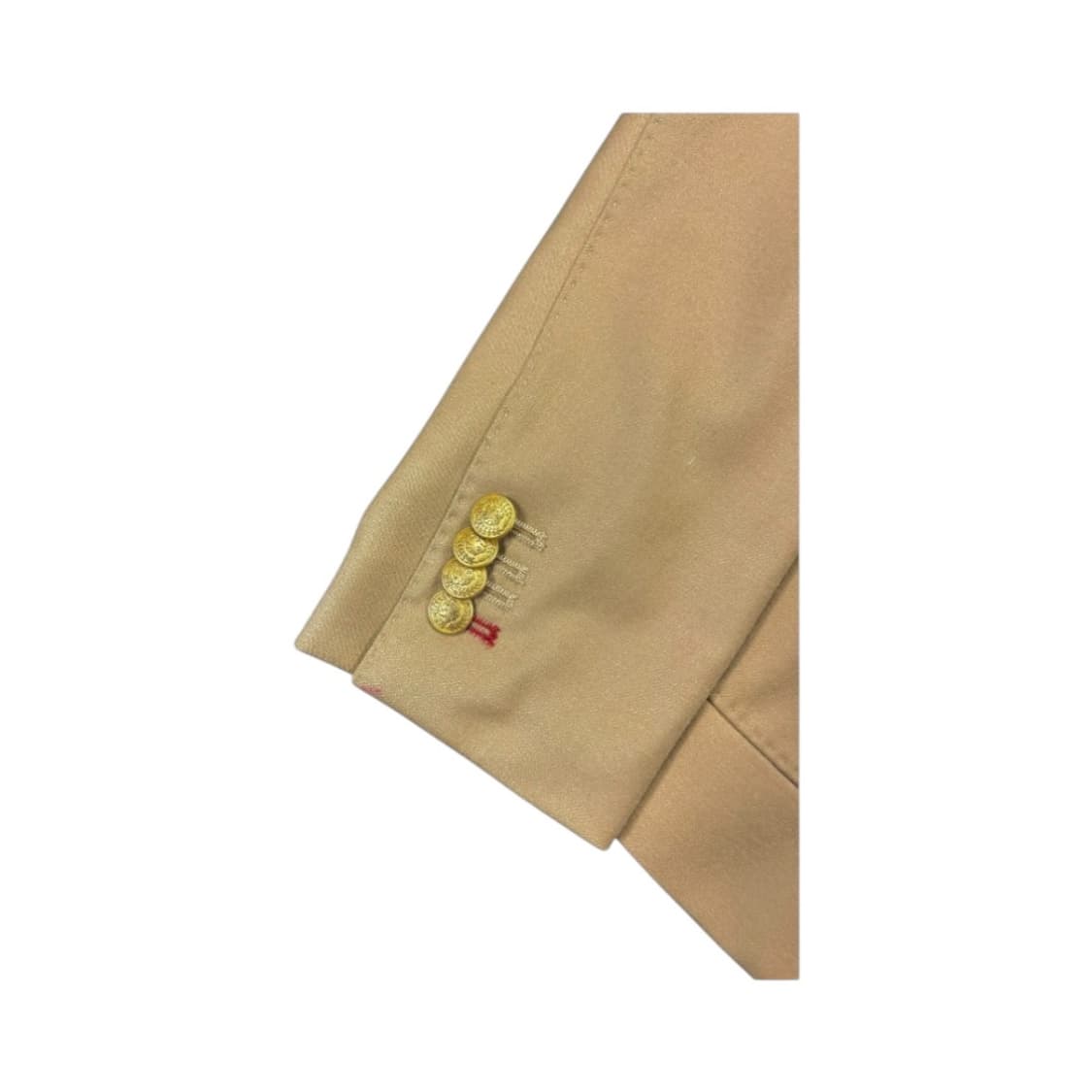 W- M) 타미힐피거 로로피아나 울 캐시미어 베이지 금장 블레이저 OB- 상품이미지7