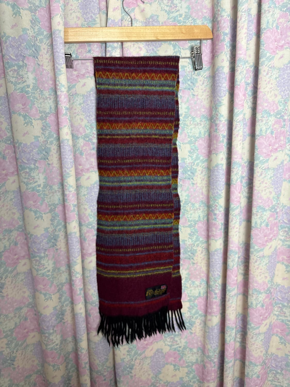 다채색 스트라이프 울 머플러 상품이미지8