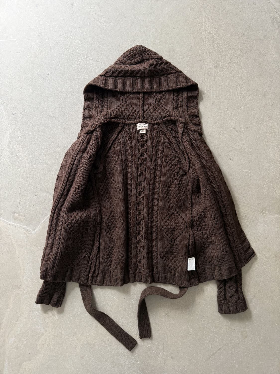 Polo Jeans Lambswool Cable Knit Cardigan 상품이미지3