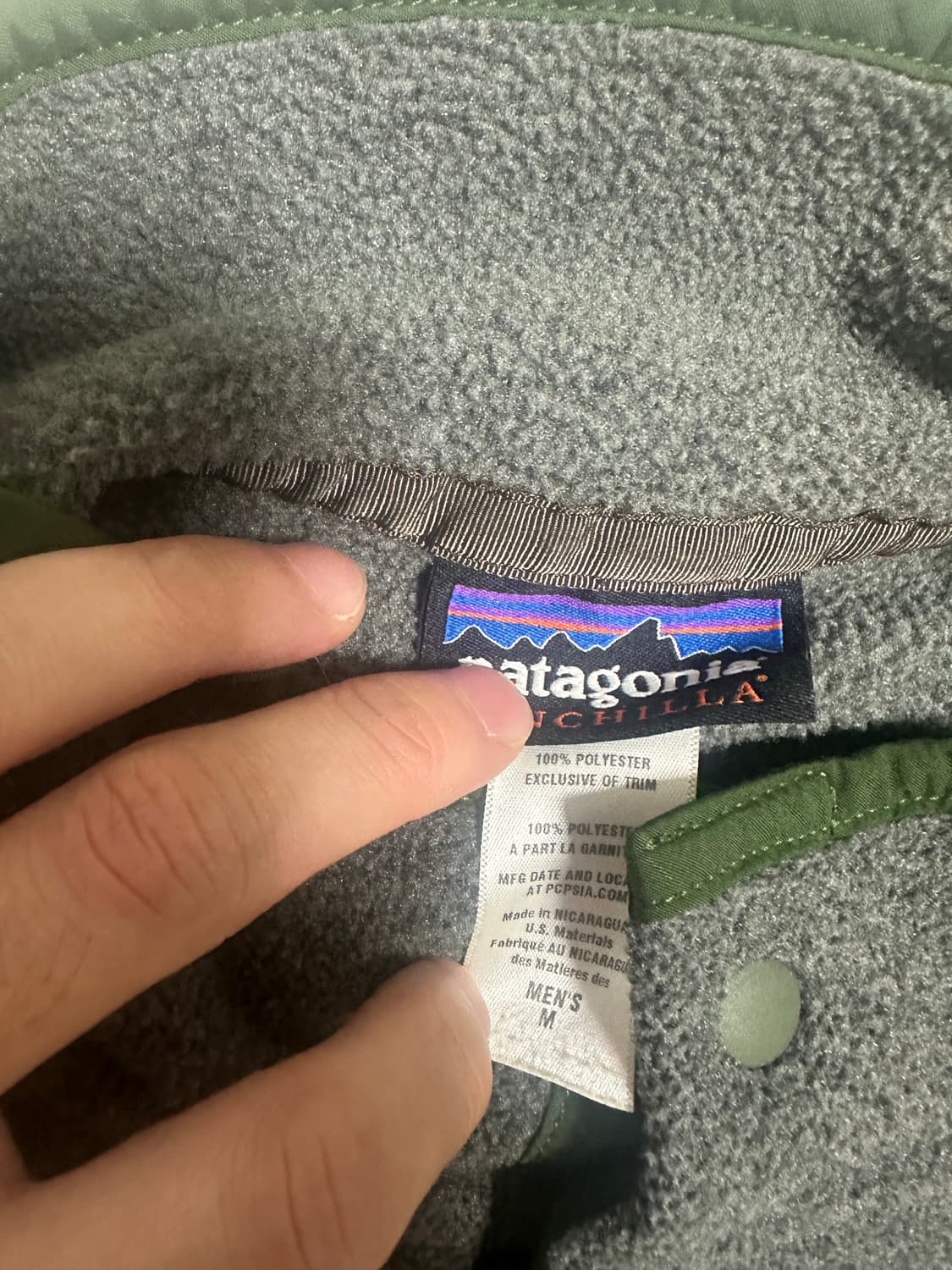 (M) 파타고니아 빈티지 신칠라 카키 올리브 상품이미지3