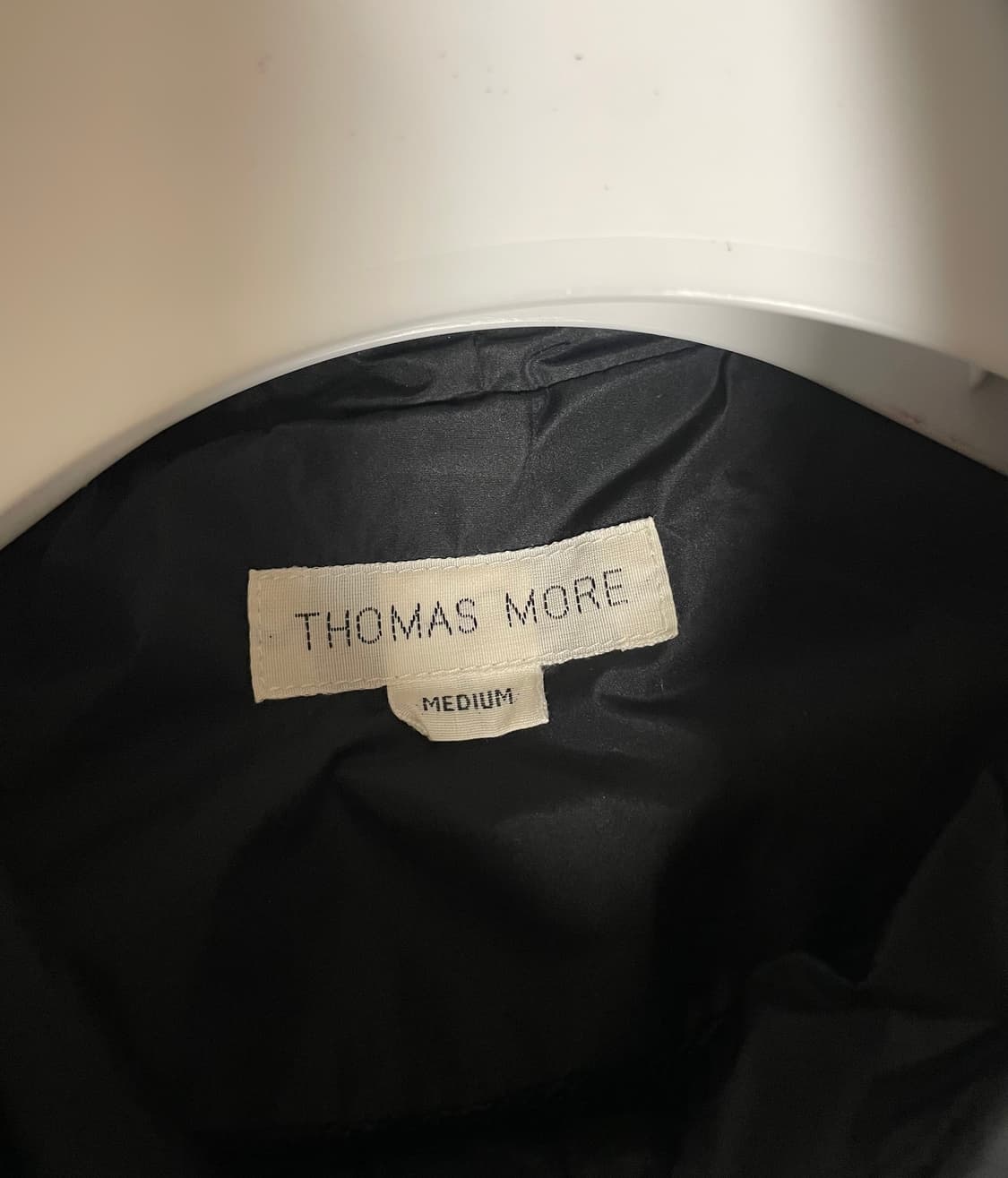 [M] 토마스모어 후드 탱커 블루종 바람막이 블랙 상품이미지4