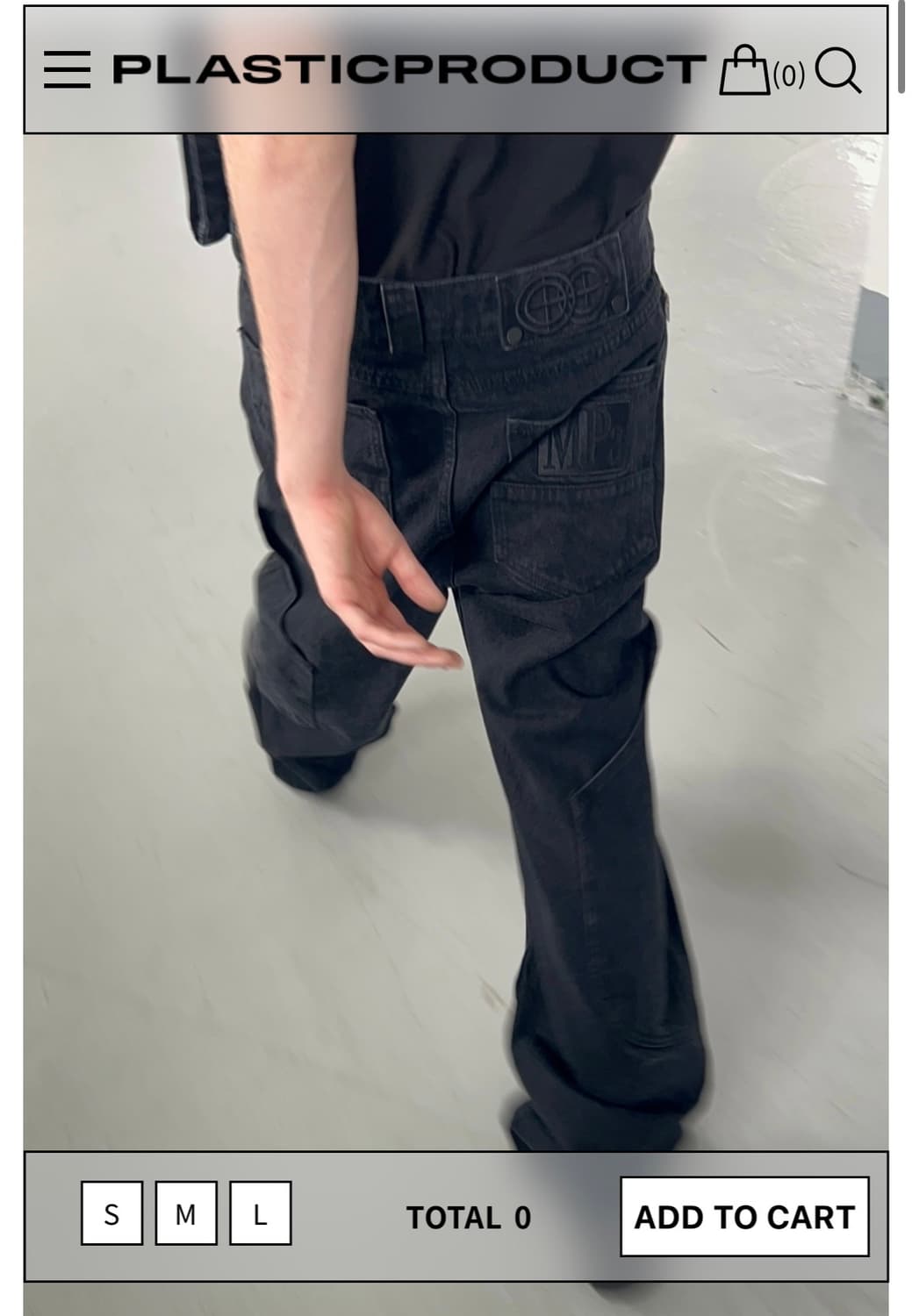 MPa CALF POCKET PANTS (Black) 상품이미지1