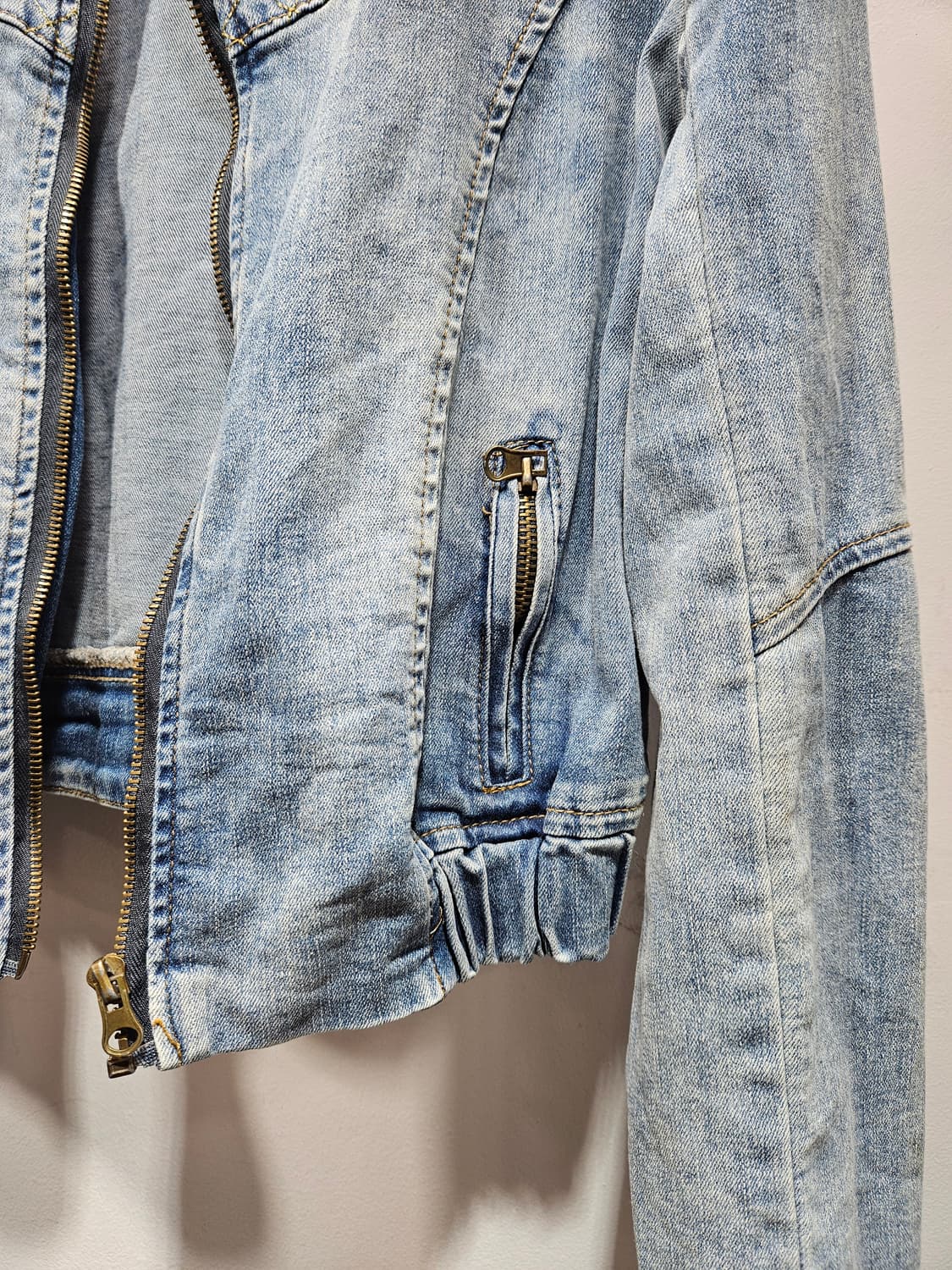 키스키스 빈티지 청자켓  상품이미지4