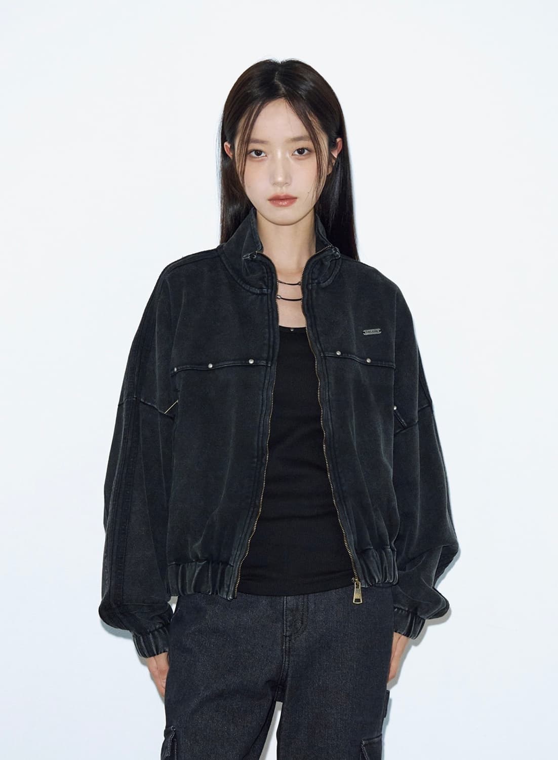 헬레네파리스 오버핏 스탠드 집업 자켓 상품이미지1