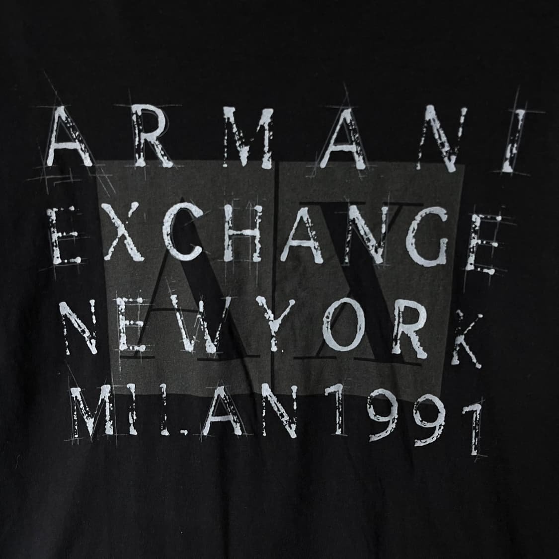[ARMANI EXCHANGE] 아르마니 익스체인지 레터링 반팔티셔츠 상품이미지3