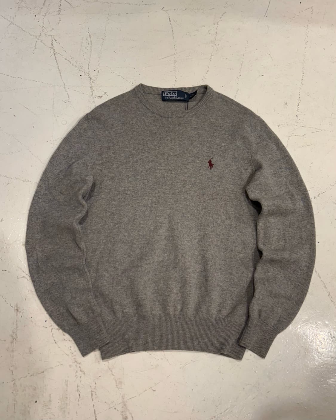 폴로 그레이 니트 상품이미지1