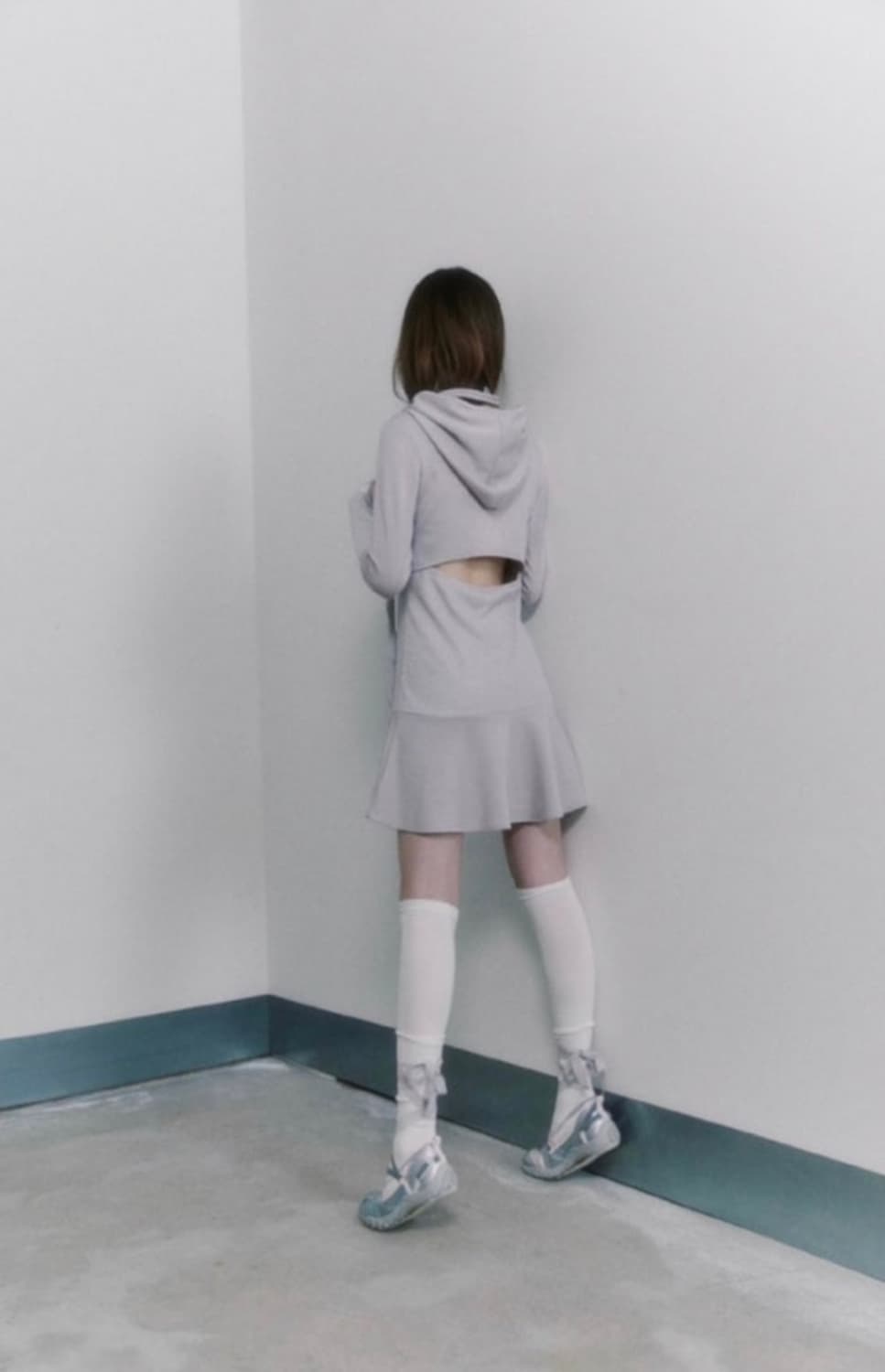 오호스 스카프 후디 원피스 상품이미지3