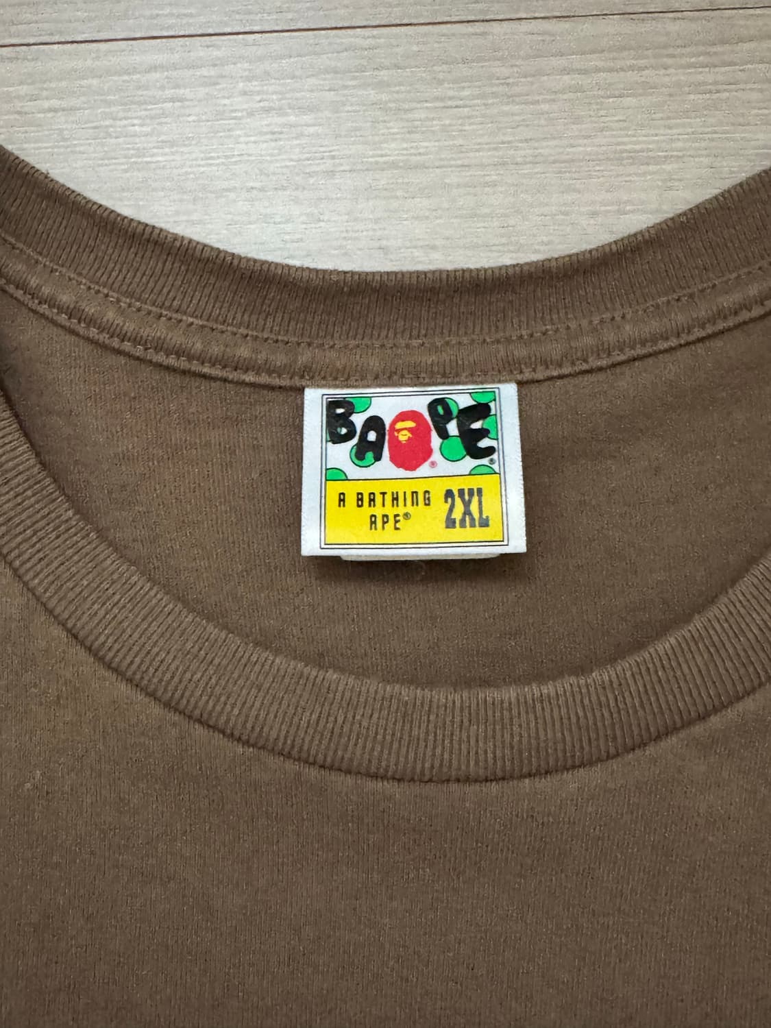 [2XL]베이프 카모 브라운 반팔티 상품이미지2