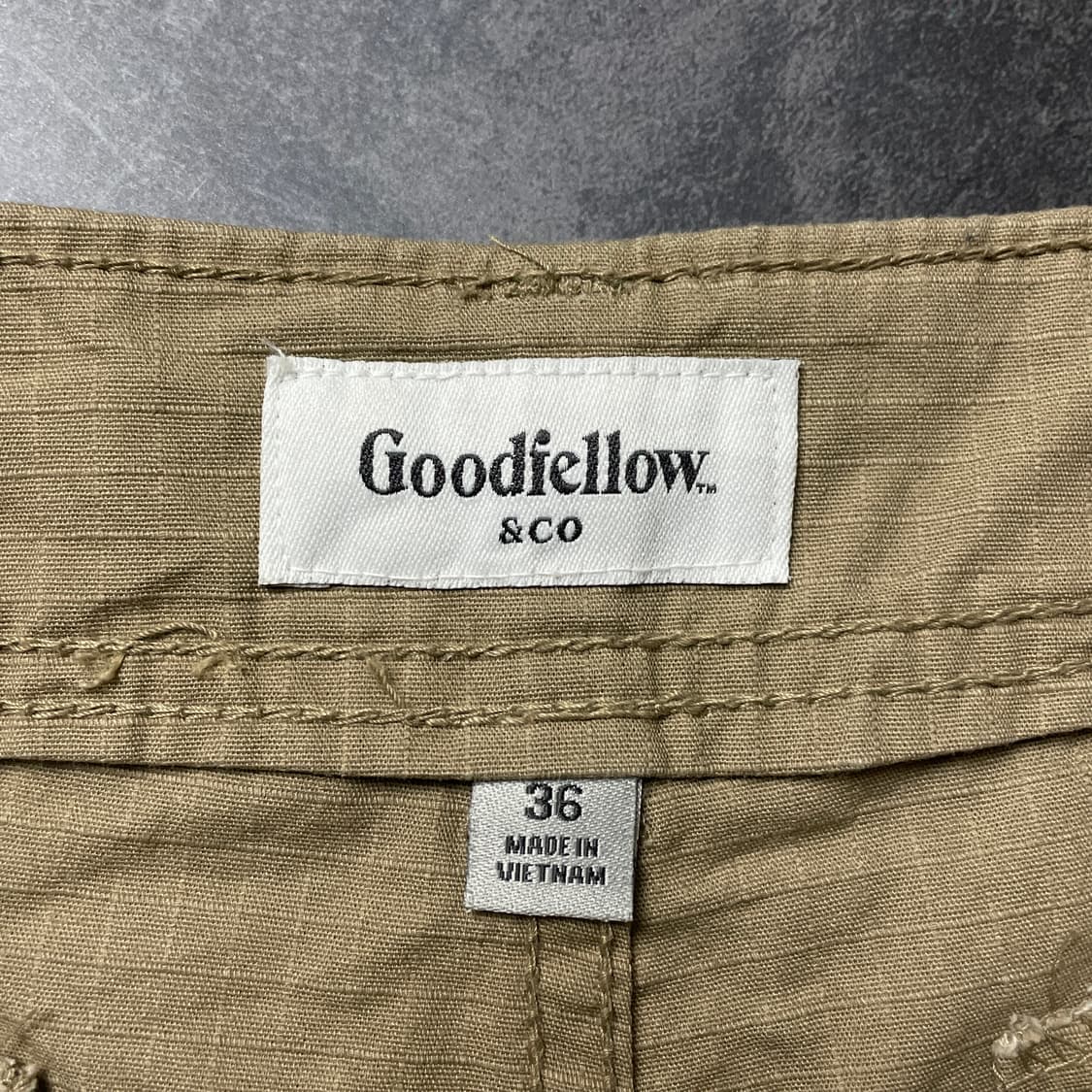 GOODFELLOW & CO. 베이지 카고 하프 팬츠 A00786 상품이미지8