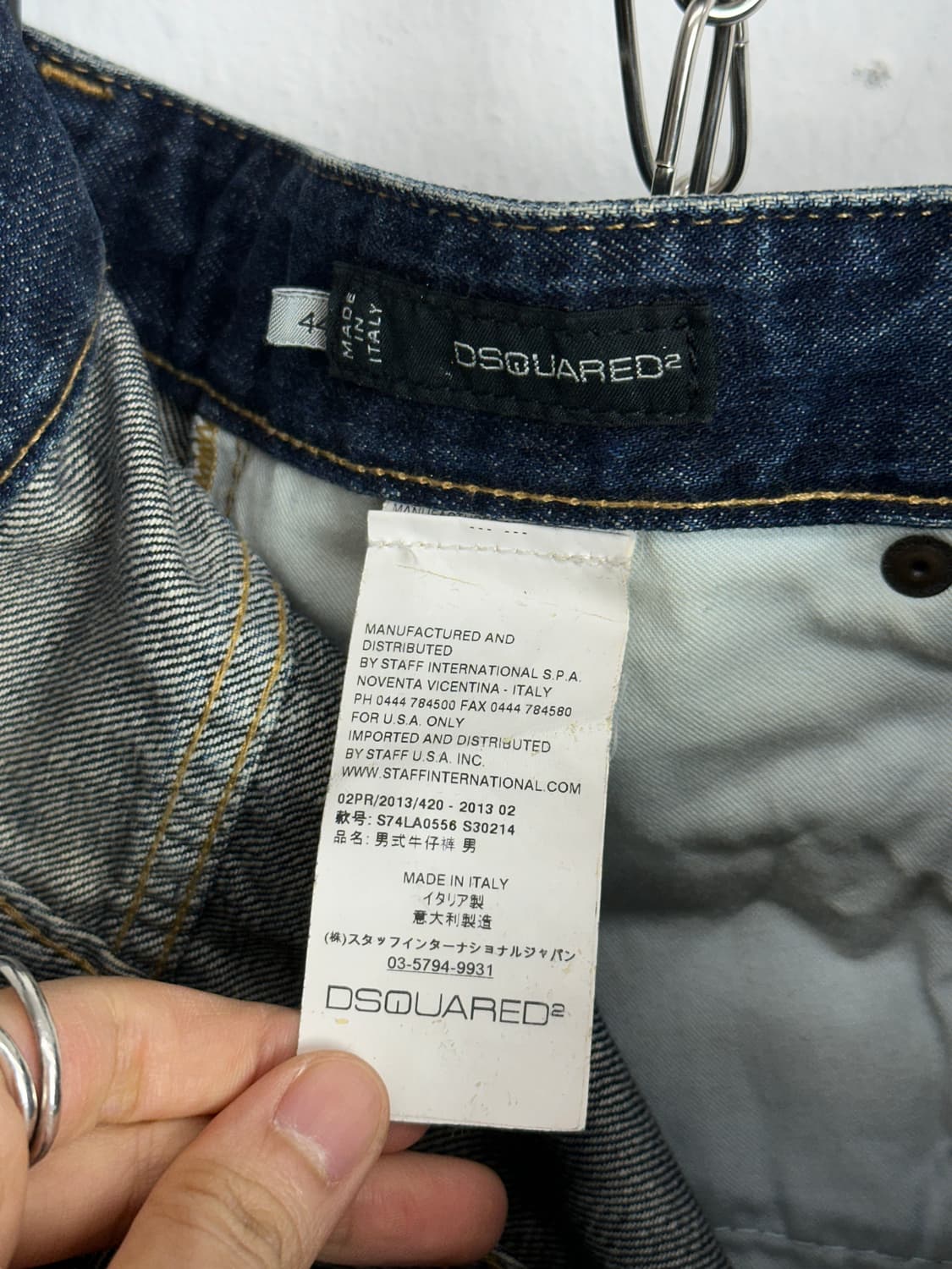 DSQUARED2 Distressed Slim-Fit Patched De 상품이미지10