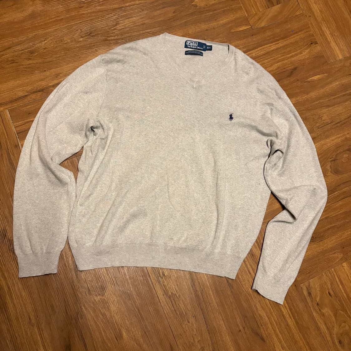 POLO RALPH LAUREN V-NECK COTTON KNIT 상품이미지3