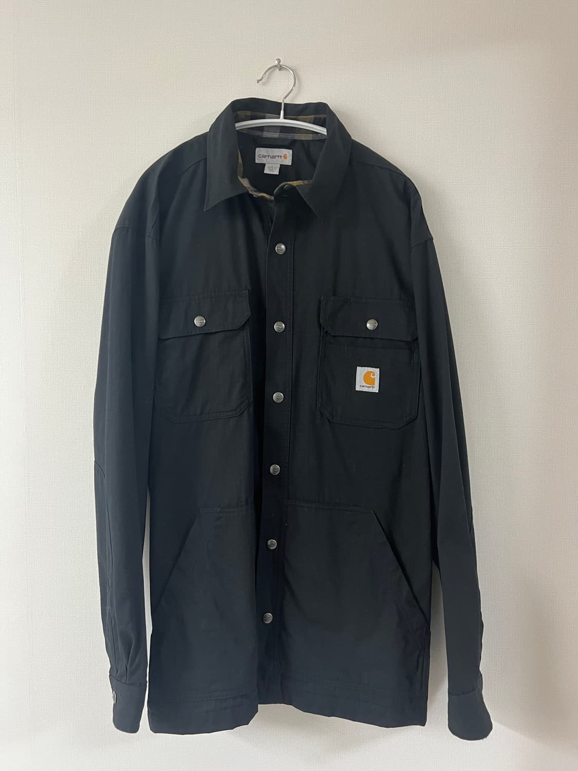 칼하트 블랙 셔츠 자켓 L 상품이미지1