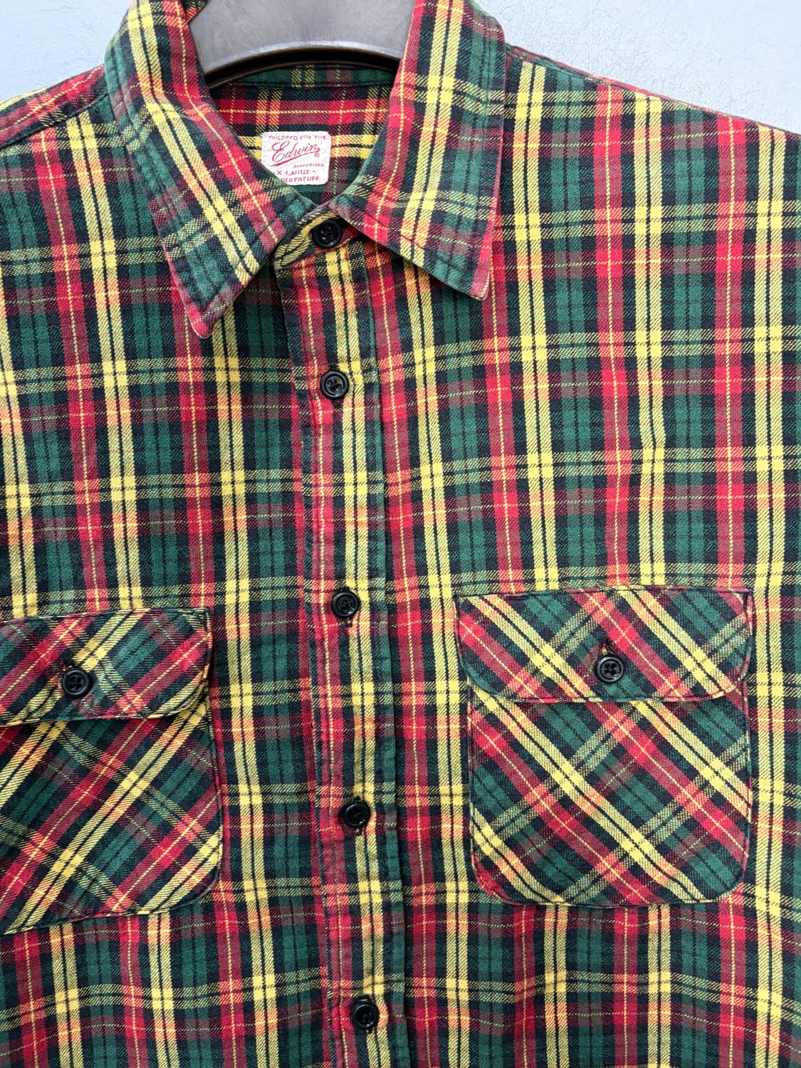 에드윈 포켓 플란넬 체크셔츠 A3657 상품이미지3