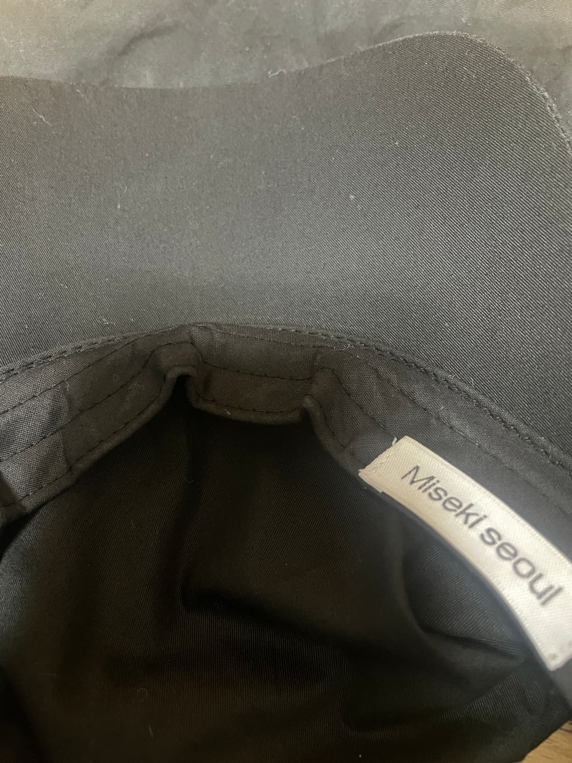 Tie-up scarf bandana cap BLACK 상품이미지2