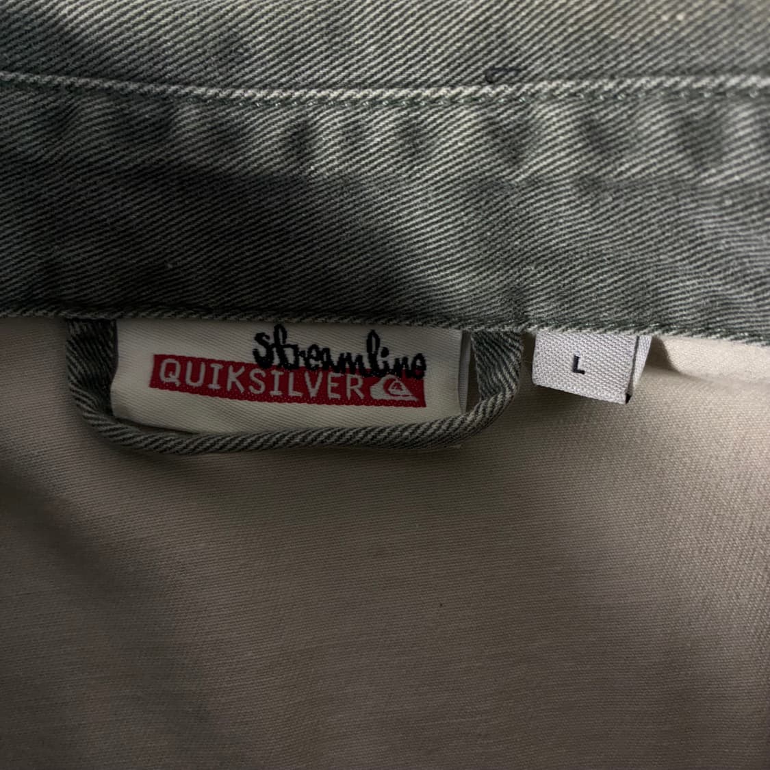 Quiksilver  퀵실버 포켓 흑청 데님 셔츠 상품이미지7